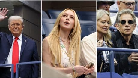Sinner-Alcaraz, tutti i vip sugli spalti da Ben Stiller a Lindsay Lohan. Trump contestato: "buu" dagli spalti
