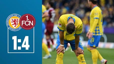 Nürnberg gnadenlos - Fan-Flucht bei Braunschweig-Demütigung