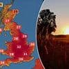 Temperatures to reach 25C today in UK ahead of third heatwave beginning tomorrow - as Yorkshire Water announces hosepipe ban from Friday