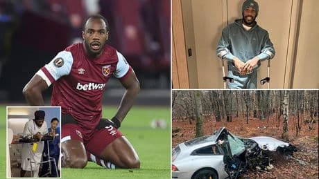 West Ham reveal contract situation for Michail Antonio as Jamaican striker's deal expires while he continues recovery from near-fatal car crash