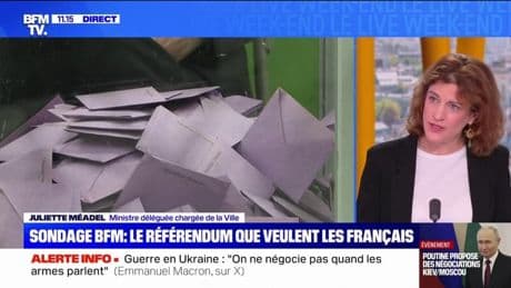 Les Français "ont envie de s'exprimer": la ministre de la Ville, Juliette Méadel, s'exprime sur le sujet du référendum