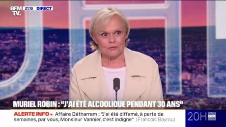 "J'ai commencé tellement tôt, à 12 ans", l'humoriste Muriel Robin, s'exprime sur ses 30 années d'alcoolisme