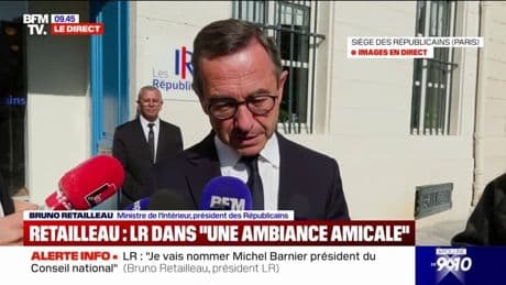 Bruno Retailleau affirme que Laurent Wauquiez "aura sa place" dans l'organigramme des Républicains