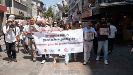 Evrensel’e silahlı saldırıya meslek örgütlerinden tepki: Gerçeğin sesi olmayı sürdüreceğiz