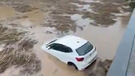 Storms lash Spain as floods swamp British tourist hotspots