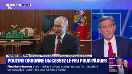 Cessez-le-feu ordonné par Vladimir Poutine: "C'est une opportunité qu'on devrait saisir", dit le général de l'Armée de l'air, Patrick Dutartre