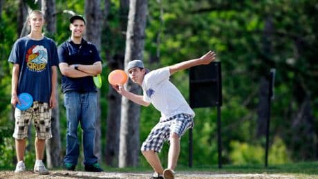 Disc golf match interrupted as hammerhead SHARK falls from sky half-a-mile away from ocean