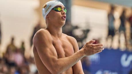 Luca Hoek vuelve a batir el récord de España de los 100 libre