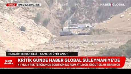 PKK o noktada silah bırakıyor: Haber Global'den Irak Süleymaniye'de çok özel görüntüler