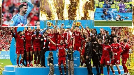 Now we are all legends! Goalkeeper Mitov hails Aberdeen heroes after Scottish Cup shootout win over Celtic