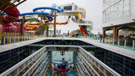 Cruise passenger injured when water slide split while he was on it