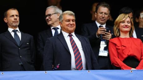 El Barça viaja hoy a Lisboa y Laporta cenará con Ceferin