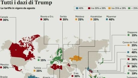 Dazi, perché Trump minaccia di nuovo l'Europa? L'investimento Ue da 600 miliardi negli Usa e il rischio di «tariffe al 35%»