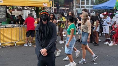 Chelsea star looks unrecognisable as he rocks up at Notting Hill Carnival – can you work out who it is?