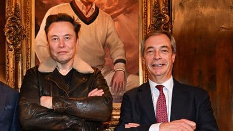 Elon Musk launches fresh attack on ‘weak’ Nigel Farage