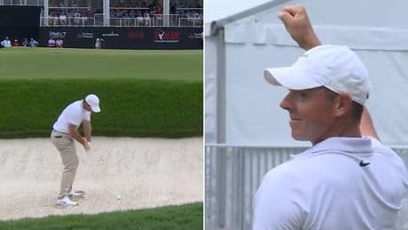 Rory McIlroy stuns fans with 'most insane birdie' ever as he pulls off 'trick shot' never seen before in Atlanta