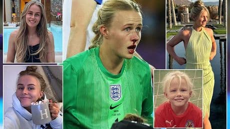 Lionesses' bloodied hero who doctors said couldn't play football: Hannah Hampton is the keeper born with crossed eyes, who struggles to pour a drink. Now she is a European champion after seeing off Mary Earps