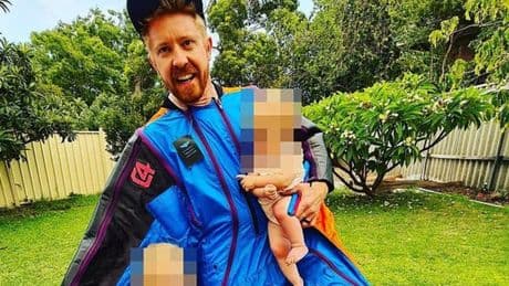 Dad killed in freak accident during base jumping competition as parachute fails to open