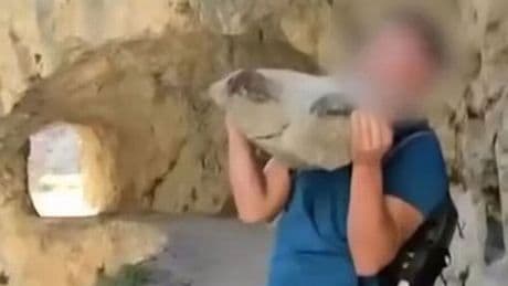 Tourist faces £168,000 fine after throwing huge rock at Spanish beauty spot
