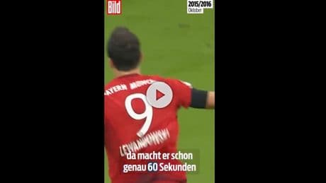 Ein Klassiker aus 2015 - Der unfassbare Fünfer-Pack von Lewandowski