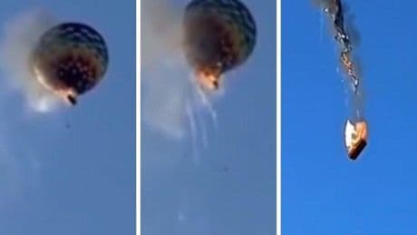 Ocho muertos al incendiarse un globo aerostático con 21 pasajeros en Brasil