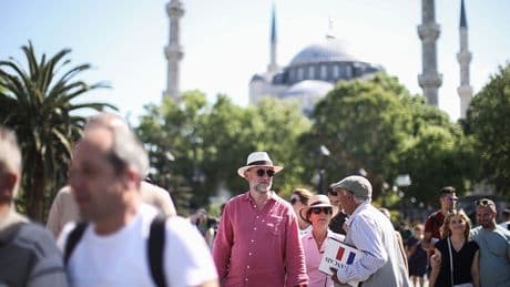 Türkiye'ye gelen turist sayısı temmuzda azaldı