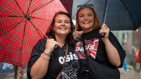Oasis Edinburgh Friday forecast as 200,000 fans head to Murrayfield