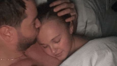 Chris Hughes causes a stir with topless photo in bed with JoJo Siwa