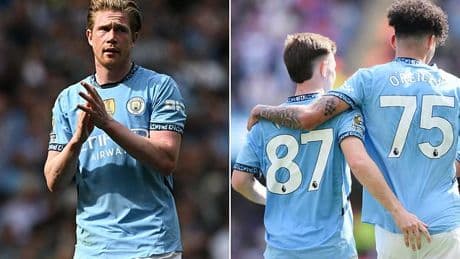 Departing Man City legend Kevin De Bruyne backs the club's youngsters to shine following win against Crystal Palace