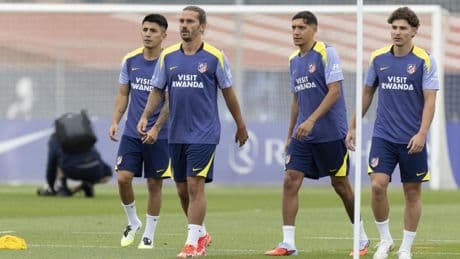 El posible once del Atlético de Madrid contra el Newcastle