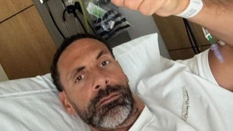 Rio Ferdinand posts update from hospital ahead of missing TNT Sports punditry duties