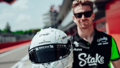 Bei der Formel 1 - Hülkenberg happy über neuen Helm, Leclerc motzt