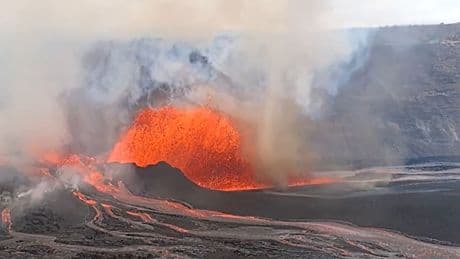 Seltene Aufnahmen - Forscher filmen Lava-Tornado