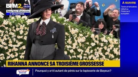 Rihanna annonce sa troisième grossesse au Met Gala