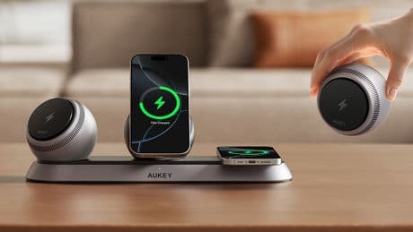Aukey&#8217;s new wireless charger gives you more freedom through the power of the orbs