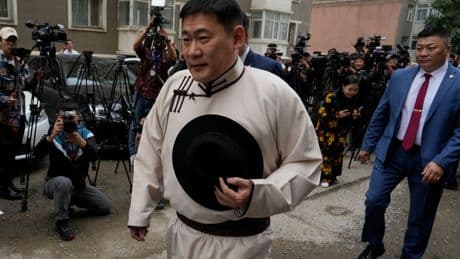 Mongolia's prime minister resigns after losing a parliament vote of confidence after protests