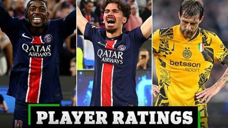 PSG 5-0 Inter Milan PLAYER RATINGS: Whose 'special' performance almost gave him the PERFECT score? Which Inter star had a 'howler'? And who was a 'nightmare to defend'?