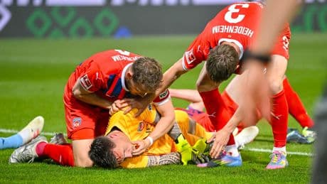 Bundesliga : commotion cérébrale pour le gardien de Heidenheim Kevin Mulet