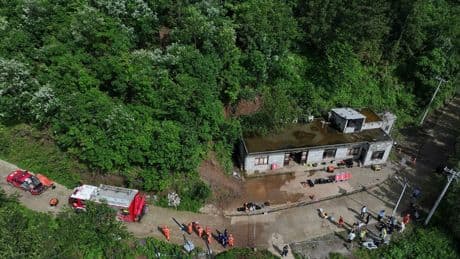 4 dead and 17 trapped in landslides in southwestern China