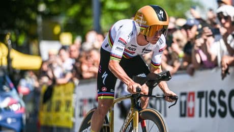 Evenepoel vuela en la crono y Pogacar se viste de amarillo tras la quinta etapa del Tour de Francia