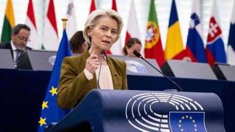 À Strasbourg, Ursula von der Leyen propose des sanctions contre Israël