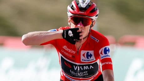 Jonas Vingegaard on brink of Vuelta triumph as Tom Pidcock holds on to podium place