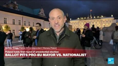 Liberal candidate loses out in first round of Polish election despite lead in poll