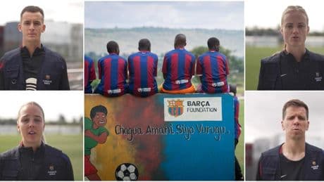 Apoyo de la Fundació Barça a los refugiados