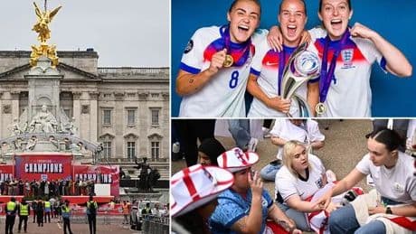 Lionesses parade LIVE updates, bus route and TV details as England Euros heroes celebrate