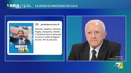 De Luca: "Dal Pd la solita cafoneria". Poi l'affondo contro Fico