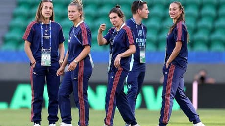 Arsenal vs Barcelona LIVE: Women’s Champions League final builds up to kick-off in Lisbon