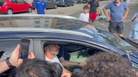 Simeone sbarca al Filadelfia, entusiasmo tra i tifosi presenti