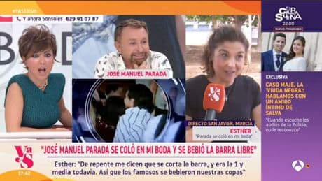 Parada, acusado de agotar las copas en una boda a la que no fue invitado: &quot;Si quiere le hago un bizzum&quot;