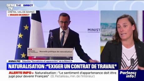 Naturalisation: pour Anna Pic (députée PS), la circulaire Retailleau "va créer des difficultés à des gens déjà réguliers"